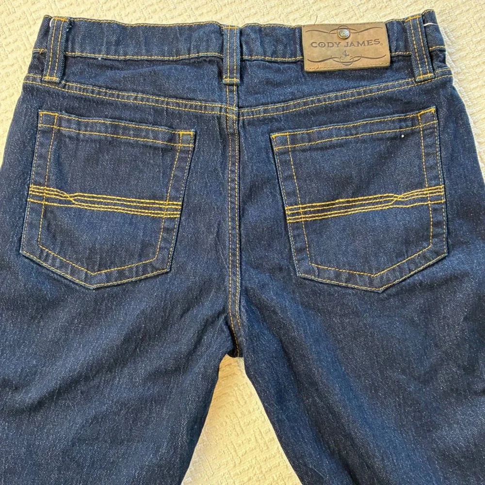 Cody James Mens Slim Straight Leg Dark Wash Stretch Denim Jeans 31x32 Cowboy